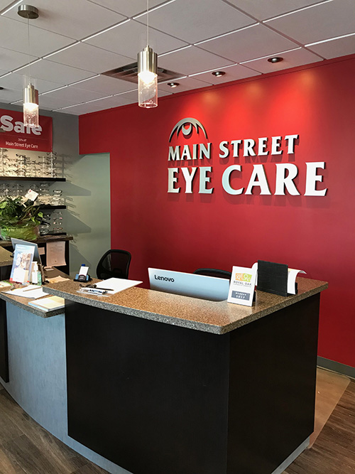 Main Street Eye Care | Optical Department, Macular Degeneration and Contact Lens Exams